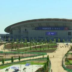 Última hora: así luce el Wanda poco antes de la final de la Champions