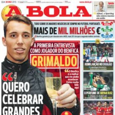 La prensa portuguesa destacó la labor de Raúl Jiménez