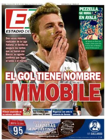 Portadas de la prensa deportiva