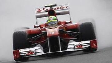 <b>MASSA TOMÓ VENTAJA. </b>En la segunda sesión, Felipe Massa fue el más rápido sobre la pista.