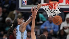 During the Grizzlies’ 106-98 win over the Spurs, 5′9″ Ja Morant dunked on 7′4″ Victor Wembanyama. Wemby says he’s hard to catch because he’s small and fast.