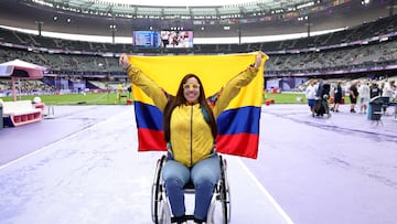 Erica María Castaño gana oro en lanzamiento de disco F55