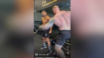La Montaña le pega con todas su fuerzas a un campeón mundial de boxeo y pasa esto