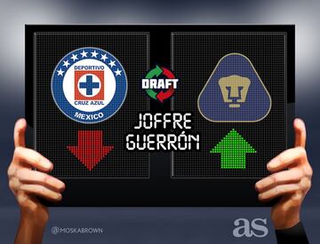 Los 79 movimientos del Draft del Apertura 2017 en imágenes