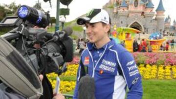 Jorge Lorenzo, piloto español de Yamaha en MotoGP.