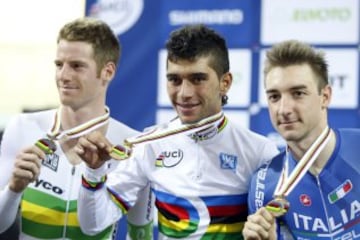 Fernando Gaviria es campeón mundial de Pista en Ómnium