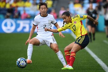 Mira las mejores imágenes del debut de la Selección Colombia en el Mundial Femenino de Australia y Nueva Zelanda ante Corea del Sur.