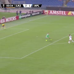Europa League: el error del Lazio del que todo el mundo habla