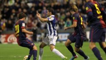 El Bar&ccedil;a se impuso al Espanyol en la Copa Catalunya.