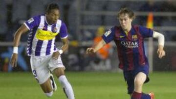 Halilovic en un partido con el FC Barcelona.