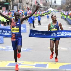 Cherono y Degefa devuelven a África la Maratón de Boston