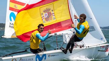 Jordi Xammar y Nicol&aacute;s Rodr&iacute;guez, durante una competici&oacute;n.