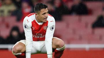 ARA1. London (United Kingdom), 01/01/2017.- Arsenal&#039;s Alexis Sanchez during his teams match against Crystal Palace during an English Premier League soccer match at the Emirates Stadium in London, Britain, 01 January 2017. (Londres) EFE/EPA/ANDY RAIN EDITORIAL USE ONLY. No use with unauthorized audio, video, data, fixture lists, club/league logos or &#039;live&#039; service. Online in-match use limited to 75 images, no video emulation. No use in betting, games or single club/league/player publications