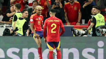Lamine Yamal and Kylian Mbappé were among the scorers as Spain withstood a late France fightback to reach the Nations League final.
