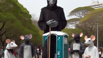 Vive la escena más surrealista de esta feria medieval en Cataluña al meterse en el WC: “Soy yo y no lo cuentas”