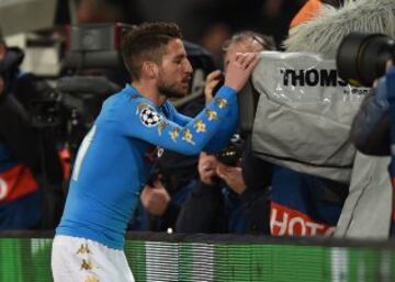 Mertens celebrates his opener.