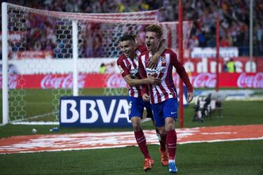Griezmann, máximo goleador liguero del Atleti con Simeone
