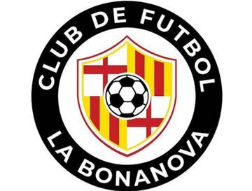El escudo del Club de Fútbol La Bonanova.
