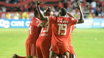 Atlético Nacional y América de Cali se enfrentaron en el amistoso Copa Independencia en la ciudad de Houston en el estadio BBVA Compass este 20 de julio.