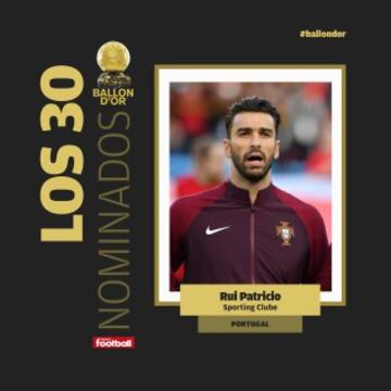 Los nominados al Balón de Oro