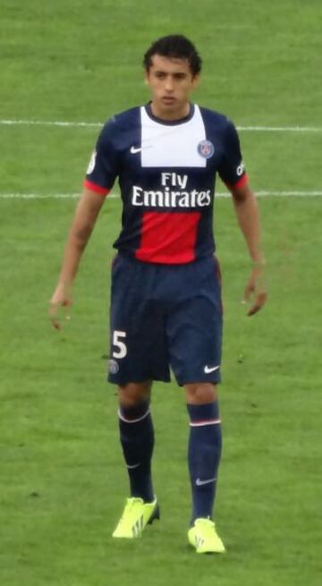 2. Marquinhos (21), defensa brasileño del PSG, valorado en 39.768 millones de euros.