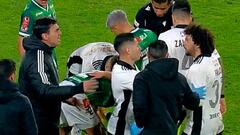 Falcón agotó la paciencia de Quinteros: ¡hubo empujón y gritos!