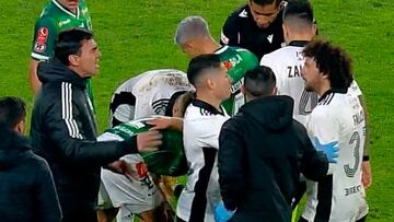 Falcón agotó la paciencia de Quinteros: ¡hubo empujón y gritos!