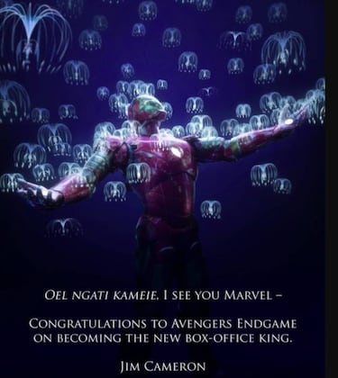 ¿Cómo ha felicitado James Cameron a Vengadores: Endgame por superar a Avatar?