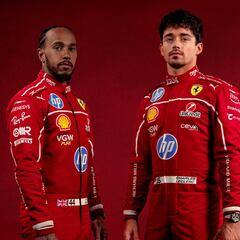 Hamilton y Leclerc ya posan juntos como compañeros