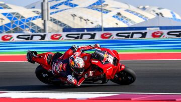 Pedro Acosta, durante el GP de Qatar.