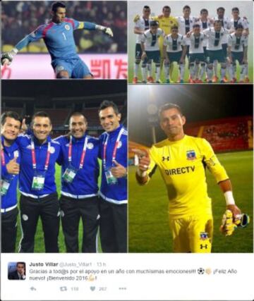 El portero paraguayo de Colo Colo agradeció a los fanáticos por el apoyo en 2015 y entregó los mejores deseos para este año que comienza.