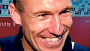 Robben: "No le aconsejo a Ribèry que se vaya al Madrid"