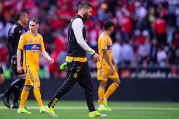  Andre-Pierre Gignac of Tigres during the 10th round match between Toluca and Tigres UANL as part of the Torneo Clausura 2024 Liga BBVA MX at Nemesio Diez Stadium on March 02, 2024 in Toluca, Estado de Mexico, Mexico.