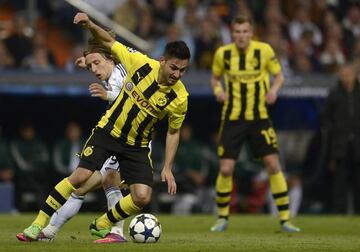 Gündogan frente al Real Madrid.