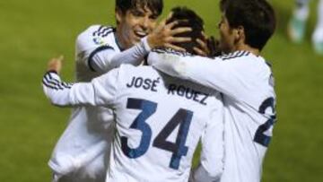 DEBUT FELIZ. José Rodríguez marcó y lo hizo con 17 años, algo que no lograba un madridista desde que lo hicieron Raúl y Rivera en Vigo el 10 de junio de 1995.