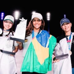 Rayssa Leal y Toa Sasaki, campeones del mundo de skate street