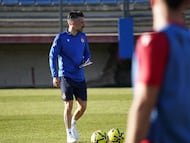 Rubén de la Barrera, entrenador de la Cultural, en la temporada 25-26.