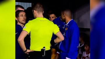 Modric se encuentra a Mbappé en el túnel y no se corta con su saludo: eso debe picar