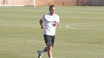 Soldado durante el entrenamiento.