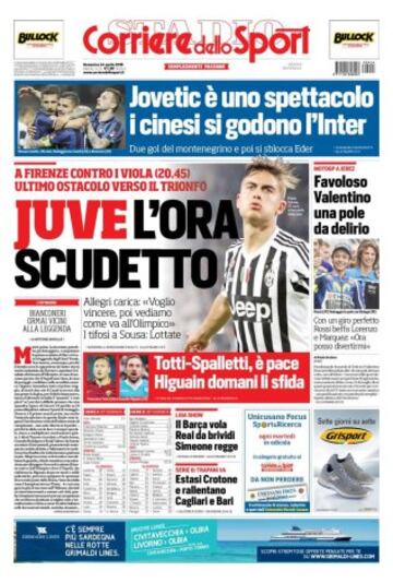 Portadas de la prensa mundial