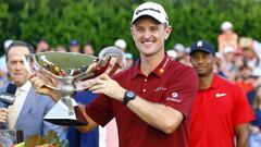 Justin Rose, tras ganar la FedEx Cup en 2018.