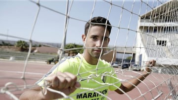 Imagen de Emanuel Cecchini en el verano de 2017 cuando firmó con el Málaga.