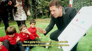 Simeone vive fútbol: ¡charla y juegos con niños de 4 años!