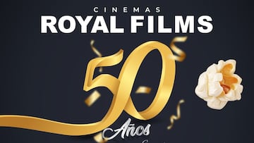 Cinemas Royal Films celebra su aniversario con entradas gratis.