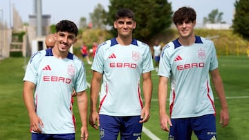 Javi Guerra y Diego López entrenan con la Absoluta