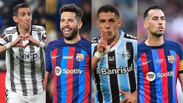 Busquets, Luis Suárez, Jordi Alba y Di María: los socios para Messi que baraja Inter Miami