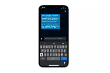 iOS 14 ya te deja usar Alexa por mensajes de texto