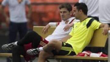 Los m&aacute;s expertos: Iker Casillas y Xavi suman 286 internacionalidades.
 