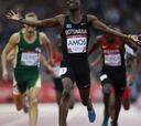 Amos volvió a batir a Rudisha, el plusmarquista mundial