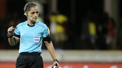 Who is Marianela Araya, the referee for USWNT vs Colombia at the W Gold Cup?
